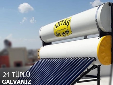 24 Tüplü Galvanizli Güneş Enerji Sistemi Adana