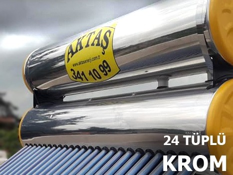 24 Vakum Tüplü Paslanmaz Krom Enerji Sistemi Adana